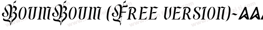 BoumBoum (Free version)字体转换